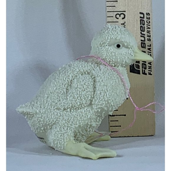 Vintage Dept 56 Easter 1993 Textured Cream Duckling Figurine 7281-8 Porcelain Sm - Picture 8 of 14